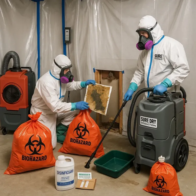 Contaminated Water Handling Protocols process in Sibley County, MN